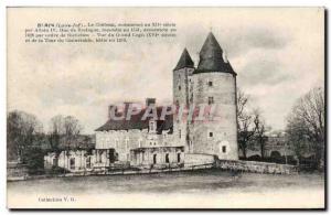Old Postcard Blain Chateau Begins at sleele by Allain Duke of Brittany