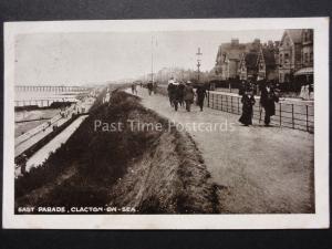 Essex: Clacton on Sea - East Parade c1919 Old Postcard