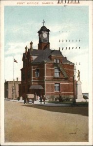 Barrie Ontario ONT Post Office Vintage Postcard
