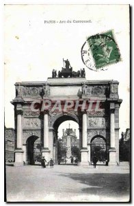Old Postcard Paris Arc du Carrousel