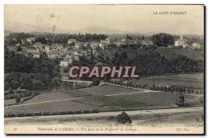 Old Postcard Panorama View From Cambo Taking Of Property Of Celbaya