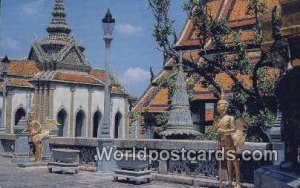 Emerald Buddha Temple Bangkok Thailand Unused 