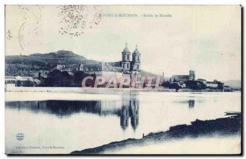 Pont A Mousson - Bords de Moselle - Old Postcard