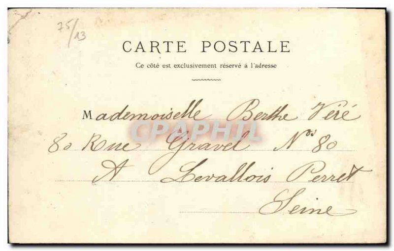 Old Postcard Paris Gobelins Moses saves water