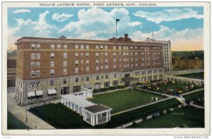 Prince Arthur Hotel, Port Arthur, Ontario, Canada, PU-1939