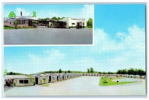 Corn's New Court & Grill North Little Rock Arkansas AR, Pool Dual View Postcard