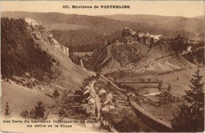 CPA PONTARLIER Environs - Les Forts du Larmont Inferieur et de Joux (1114813)