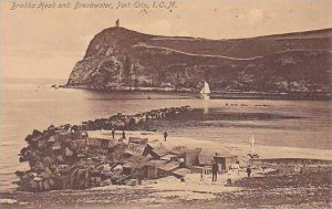 Isle of Man Port Erin Bradda Head and Breakwater