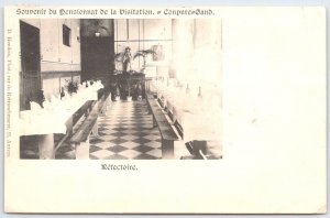 Souvenir Pensionnat de la Visitation Coupure-Gand Vintage Belgian Postcard