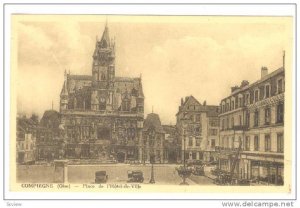 Place De l'Hotel-de-Ville, Compiegne (Oise), France, 1910-1920s