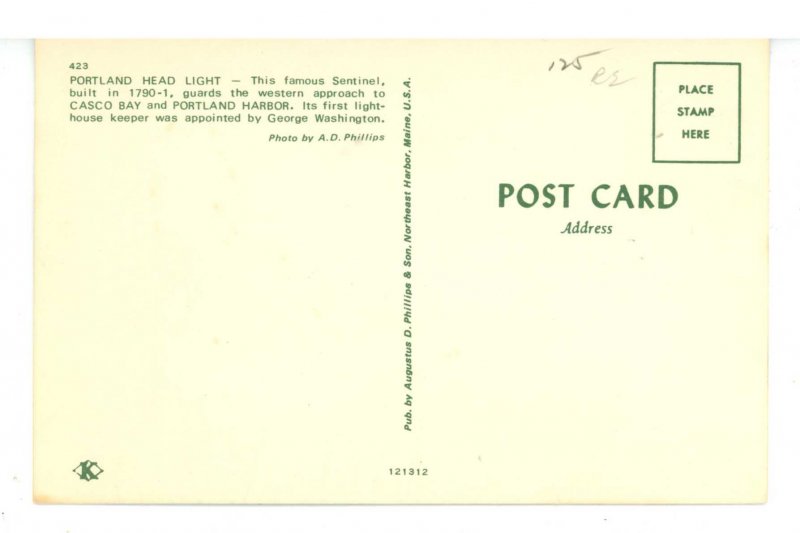 ME - Portland Harbor. Portland Head Lighthouse