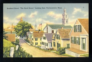 Provincetown, Massachusetts/MA/Mass Postcard, Bradford Street, Cape Cod