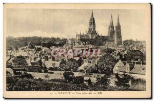 Postcard Old Bayeux General view