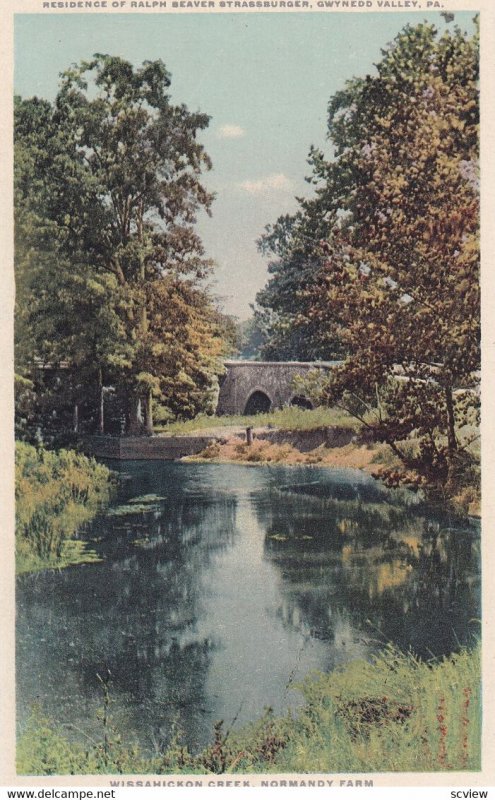 GWYNEDD VALLEY, Pennsylvania, 1900-1910s; Residence Of Ralph Beaver Strassurg...