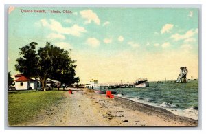 Beach View Toldedo Beach Toledo Ohio OH UNP Unused DB Postcard V19