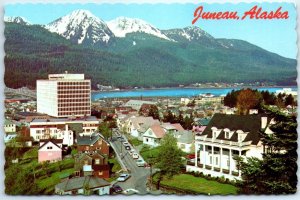 M-45087 Aerial View Downtown Juneau Governor's Mansion Federal Building Alaska