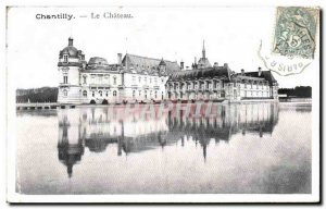 Old Postcard Chantilly Chateau