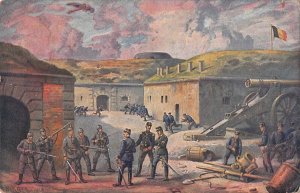 Fort Malonne Namur, conquered 1914 by Lieutenant von Linde~WORLD WAR 1  POSTCARD