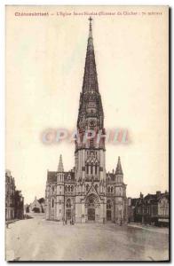 Old Postcard Chateaubriant L & # 39Eglise Saint Nicolas