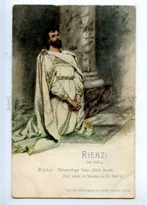 206737 WAGNER Opera RIENZI #1 by F. LEEKE Vintage postcard