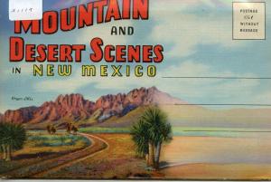 Folder - NM - Mountain & Desert Scenes  18 views+covers+narrative (Label atta...