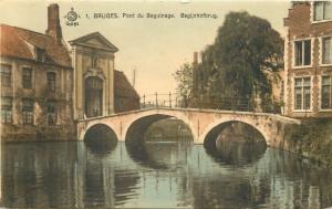 Belgium Bruges Pont du Beguinage bridge