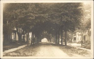 Hallstead PA William St. c1910 Real Photo Postcard