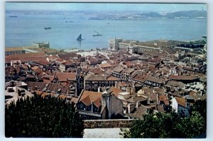 Aerial View LISBOA e do rio Tejo PORTUGAL 4x6 Postcard