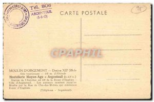 Old Postcard Pontoise Fief Orgemont Les Pres Argenteuil (Seine et Oise)