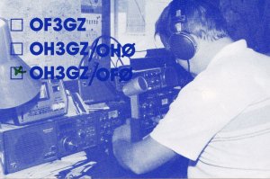 Toivakka Finland SLRA Radio Association Finnish QSL Radio Card