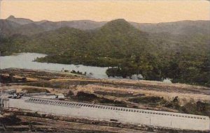 Panama Canal Pedro Miguel Lock Birds Eye View