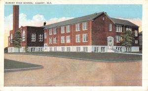Albany Albama High School Street View Antique Postcard K50091
