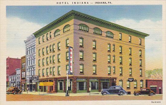 Pennsylvania Indiana Hotel Indiana Curteich