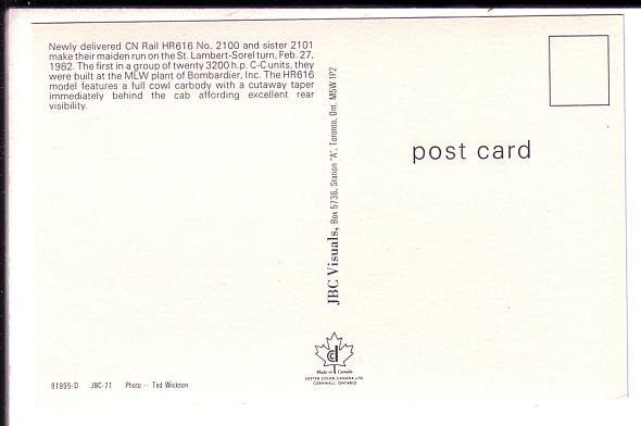 CN Railway Train, Ontario, Winter