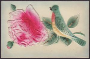 Bird,Flower Postcard