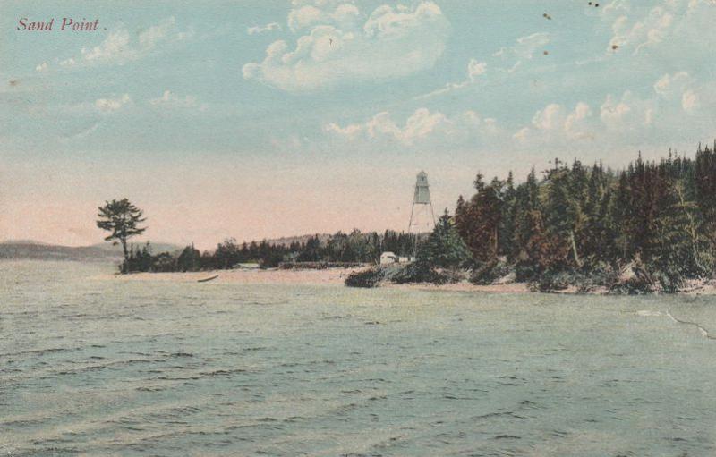 Sand Point Lighthouse on Saint John River - New Brunswick, Canada