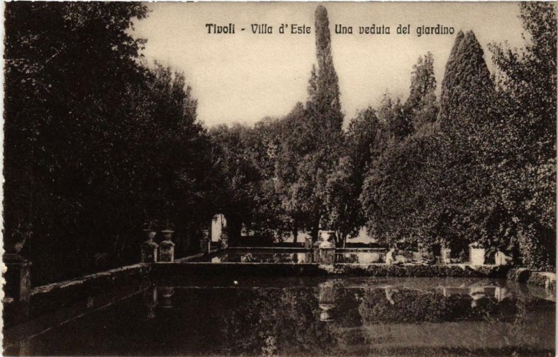 CPA TIVOLI Villa d'Este, Una veduta del Giardino ITALY (545905)