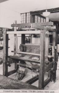 Totnes Sewing Spinster Hand Loom Devon Village Vintage RPC Real Photo Postcard