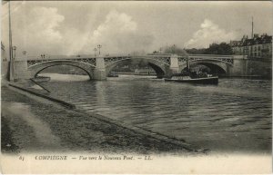 CPA compiegne vue towards the new bridge (1207811) 