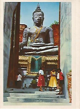 POSTAL 56098: TAILANDIA. BUDA en Ayudhya