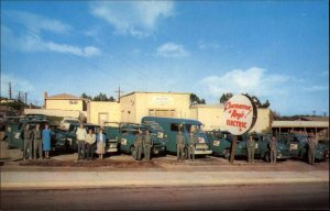Manhattan Beach CA Ray's Electric Service Trucks Store Advertising Postcard