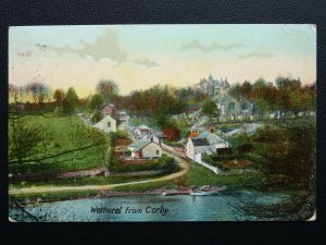 Cumbria WETHERAL From GREAT CORBY c1909 Postcard by R. Thompson of Wetheral