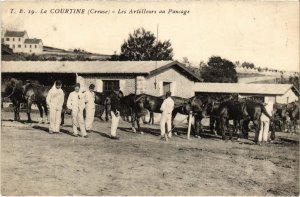 CPA Militaire Camp de La COURTINE - Vue panoramique du Parc (90025)