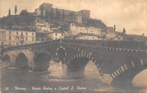 BR44222 Ponte pietra e castel s pietro Verona italy