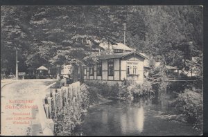 Germany Postcard - Kirnitzschtal Restaurant Zum Lichtenhainer Wasserfall  RS8629