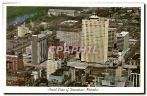 Modern Postcard Aerial View Of Memphis Dountown