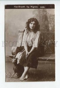 3174502 VAN-BRANDT Famous OPERA singer MIGNON Vintage photo PC