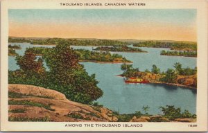 Canada Thousand Islands Canadian Waters Vintage Postcard C144