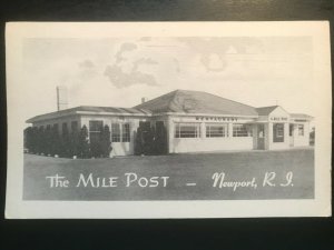 Vintage Postcard 1950 The Mile Post Newport Rhode Island