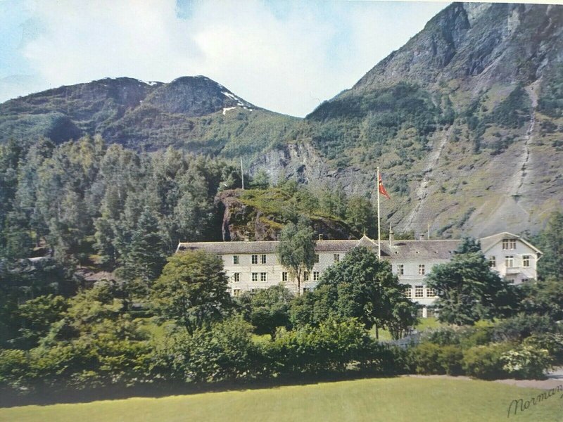 Vintage Postcard Sogn Fretheim Hotel Flam Norway